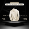 Sandswept Solid Beige Hoodie